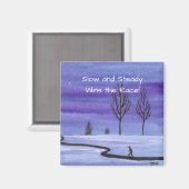 Rennen Magnet (Vorderseite/Rückseite)