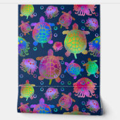 Rennen mit Schildkröten in den Meerestiefen Tapete (Abrollen)