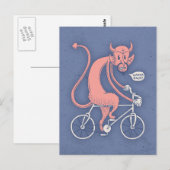 Rennen mit Stan Postkarte (Vorne/Hinten)