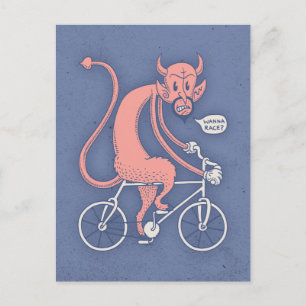 Rennen mit Stan Postkarte