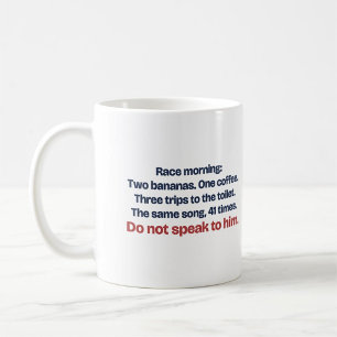 Rennen Morgen Nicht Mit Ihm Sprechen Lustiger Läuf Kaffeetasse
