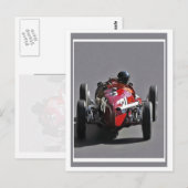 Rennen Postkarte (Vorne/Hinten)