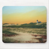 Rennen-Punkt-Cape Cod-Leuchtturm Mousepad (Vorne)