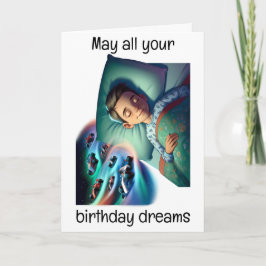 Rennen Sie Ihre Träume Feiertagskarte