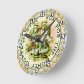 Rennen um das Geld Runde Wanduhr (Winkel)