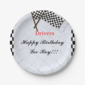 Rennen um den Sieg Pappteller (Vorderseite)