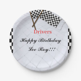 Rennen um den Sieg Pappteller