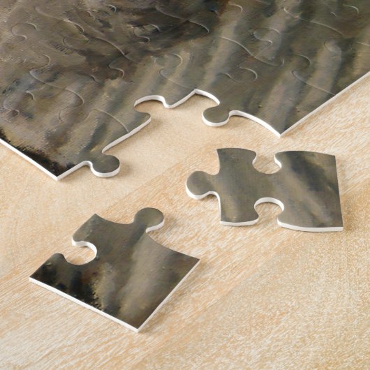 Rennen um gedankenvolle Pferde Puzzle (Seite)