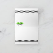 Rennen Zeit dank Karte (Innenseite)