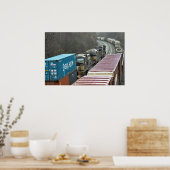 Rennen zum Gipfel Poster (Küche)
