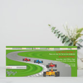 Rennen zur Endeinladung Einladung (Stehend Vorderseite)