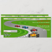 Rennen zur Endeinladung Einladung (Vorne/Hinten)