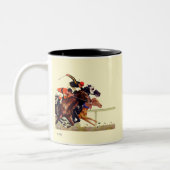 Rennen Zweifarbige Tasse (Links)