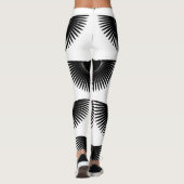 Renner Crane: Orientales Vogelmuster Leggings (Rückseite)