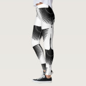 Renner Crane: Orientales Vogelmuster Leggings (Links)