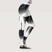 Renner Crane: Orientales Vogelmuster Leggings (Rechts)