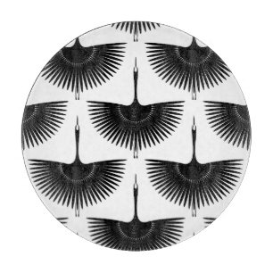 Renner Crane: Orientales Vogelmuster Schneidebrett