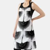 Renner Crane: Orientales Vogelmuster Schürze (InSitu)