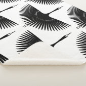 Renner Crane: Orientales Vogelmuster Sherpadecke (3/4)