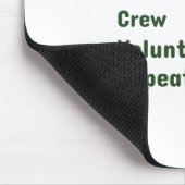 Renner-Pace-Crew-Freiwilligen-Wiederholung Mousepad (Ecke)