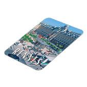 Rennes Foto Vintage Magnet (Linke Seite)