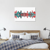 Rennes France Skyline Leinwanddruck (Insitu (Schlafzimmer))