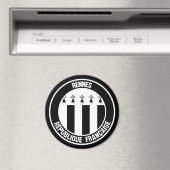 Rennes Round Emblem Magnet (In Situ (Geschirrspüler))