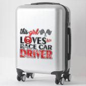 Rennfahrer Aufkleber (Koffer)