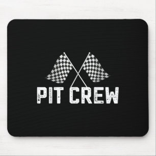 Rennfahrer Geburtstagsparty Racing Family Pit C Mousepad
