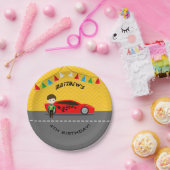 Rennfahrer Pappteller (Party)