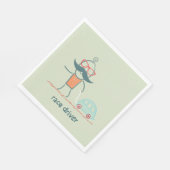 Rennfahrer Serviette (Ecke)