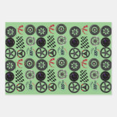 Rennfahrer und Motorsport-Enthusiasten für ihn Geschenkpapier Set (Vorderseite 3)