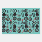 Rennfahrer und Motorsport-Enthusiasten für ihn Geschenkpapier Set (Vorderseite 2)