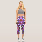 Rennflagge Capri Leggings (Vorderseite)