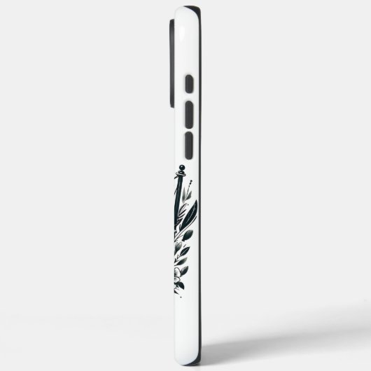 Rennflaggen mit Blumenmotiven Case-Mate iPhone Hülle (Rückseite / Links)