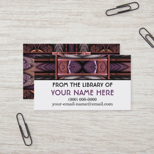 Rennie Mac Media Card Visitenkarte (Vorderseite/Rückseite Beispiel)