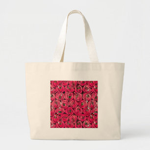 Rennie Mackintosh Rose Art Nouveau Blumenmuster Jumbo Stoffbeutel