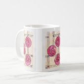 Rennie MacKintosh Rose Tasse (Vorderseite Links)