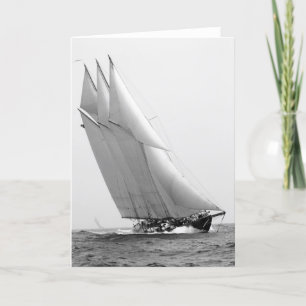 Rennjacht Atlantic, 1904 Karte