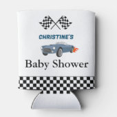 Rennjunge Baby Dusche Party Dosenkühler (Rückseite)