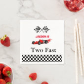 Rennjunge @nd Geburtstagsparty Serviette (Beispiel)