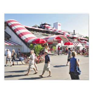 Rennkurs in Saratoga Fotodruck