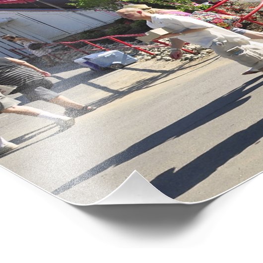 Rennkurs in Saratoga Fotodruck (Ecke)