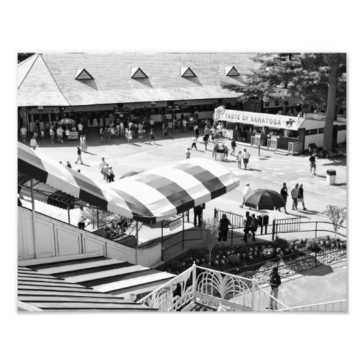 Rennkurs in Saratoga Fotodruck (Vorne)