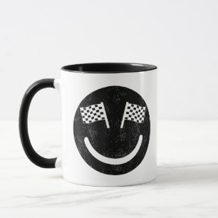 Rennlächeln für Rennauto-Partys  Tasse