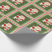 Rennläufer-Holiday-Geschenkpapier Geschenkpapier (Ecke)