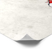 Rennläufer in Red Sneakers Poster (Ecke)