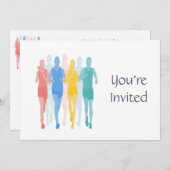 Rennläuferveranstaltung Einladung (Vorne/Hinten)