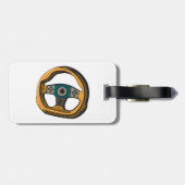 Rennlenkrad-Controller Gamer Gepäckanhänger (Rückseite horizontal)