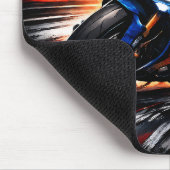 Rennmotorrad-Mauspad Mousepad (Ecke)
